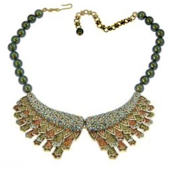 Heidi Daus Wing It Crystal Accented Necklace